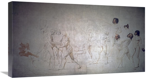 Global Gallery GCS-277280-30-142 30 in. Serment Du Jeu De Paume Art Pr