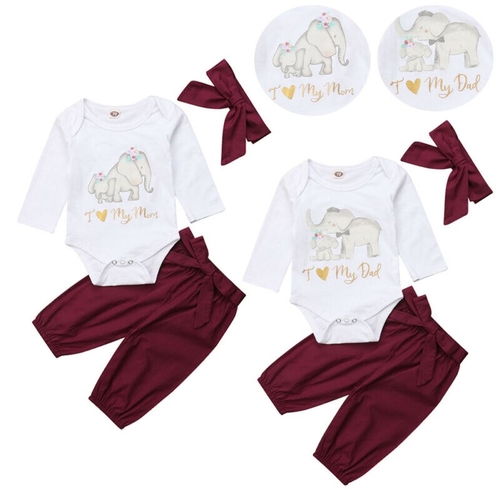 Emmababy Sister Cotton Clothing Sets For Cute