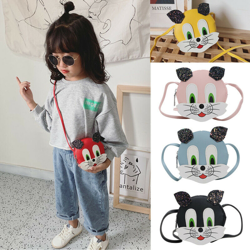 Cute Children Kids Girls Bags Cartoon Print Small