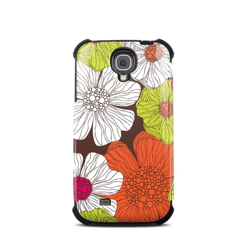 DecalGirl SGS4BC-BRNFLWR Samsung Galaxy S4 Bumper Case - Brown Flowers