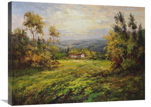Global Gallery GCS-132448-2432-142 24 x 32 in. Green Grass At Home Art