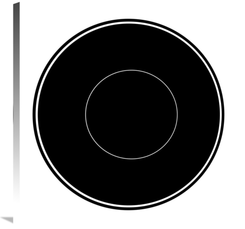 Global Gallery GCS-467106-3030-142 30 x 30 in. Mealtime - Black on Whi