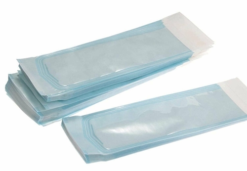 Dukal Self Sterilization Pouches 3.5" x 10". Pack of 500 Blue