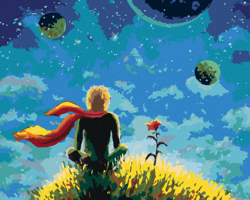 Paint by Numbers - THE LITTLE PRINCE AND HIS ROSE