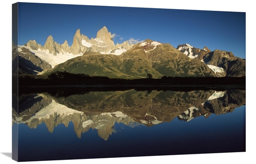 Global Gallery GCS-453411-2436-142 24 x 36 in. Mt Fitzroy Reflected in