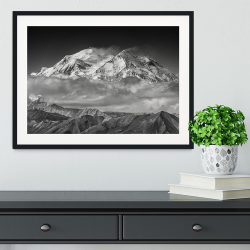 Denali From The Opposing Ridge Line Framed Print