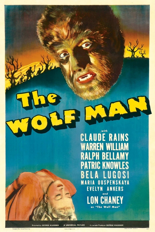 The Wolfman Vintage Poster 8 x 12 inch Tin Sign