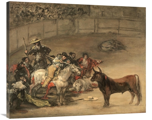Global Gallery GCS-459652-40-142 40 in. Bullfight, Suerte De Varas