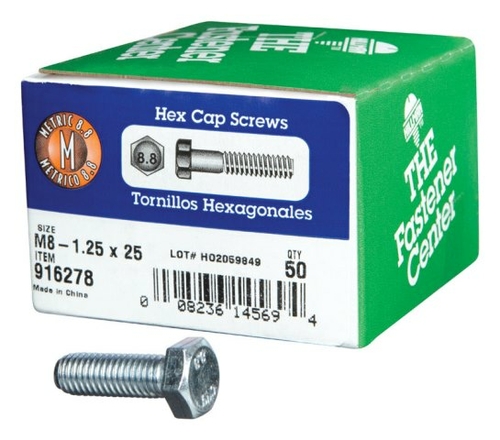 Hillman 916278 M8 x 25 Meter Fine Hex Head Grade 8 Cap Screw