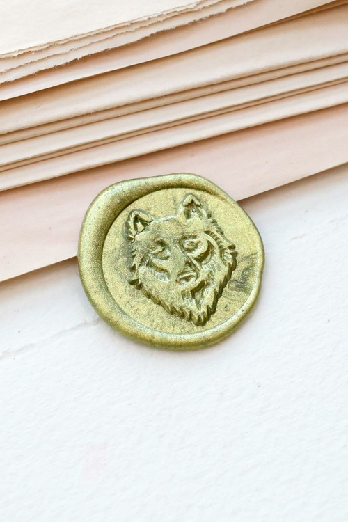 Wolf Head Wax seal stamp