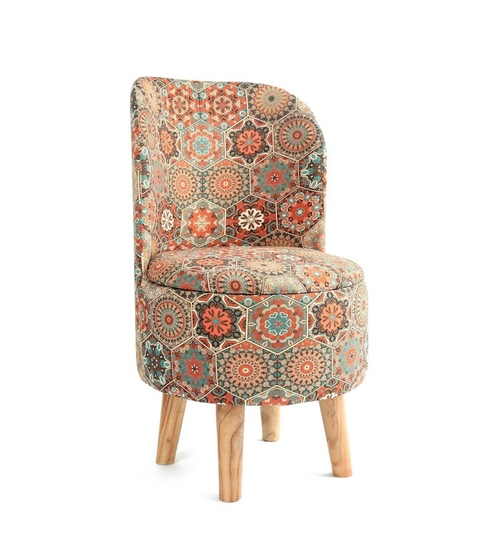 Printed Ottoman Pouffes Chair for Living Room Furniture for Sitting