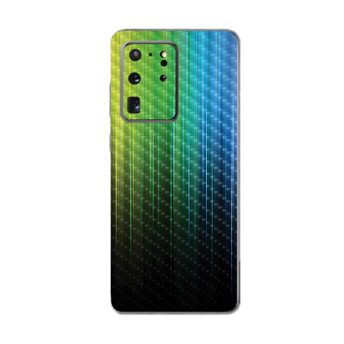 MightySkins CF-SAGS20UL-Rainbow Streaks Carbon Fiber Skin for Samsung 