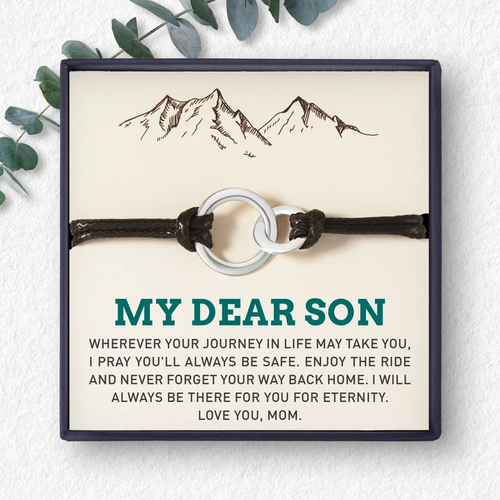 My Dear Son Gift, Son Bracelet, Son Birthday Gift