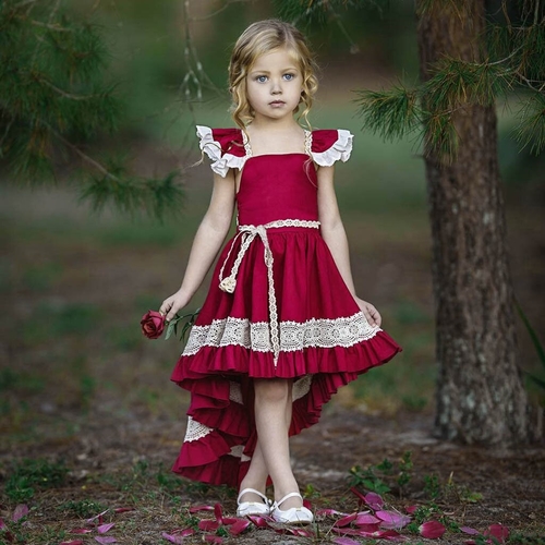 Floral Baby Girl Princess Bridesmaid Pageant Gown