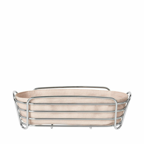 Blomus 63766 Delara Long Wire Serving Basket, Rose Dust