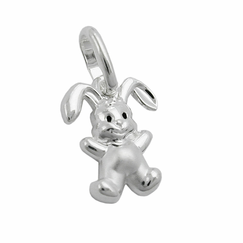 pendant 11mm small hare silver 925