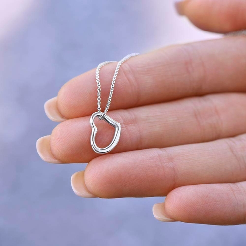 Delicate 2024 heart necklace