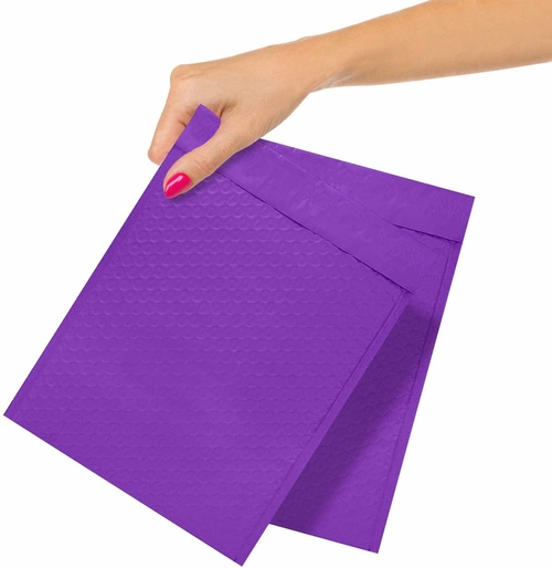 Pack of 10 Purple Poly Bubble Mailers 6x9 Purple Poly Mailers 6 x 9
