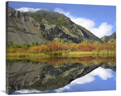 Global Gallery GCS-396292-36-142 36 in. Boulder Mountains Reflected in