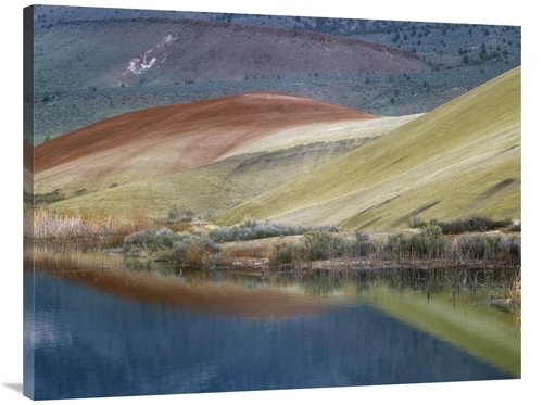 Global Gallery GCS-396982-3040-142 30 x 40 in. Painted Hills Reflected