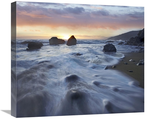 Global Gallery GCS-396075-22-142 22 in. Kirk Creek Beach, Big Sur&