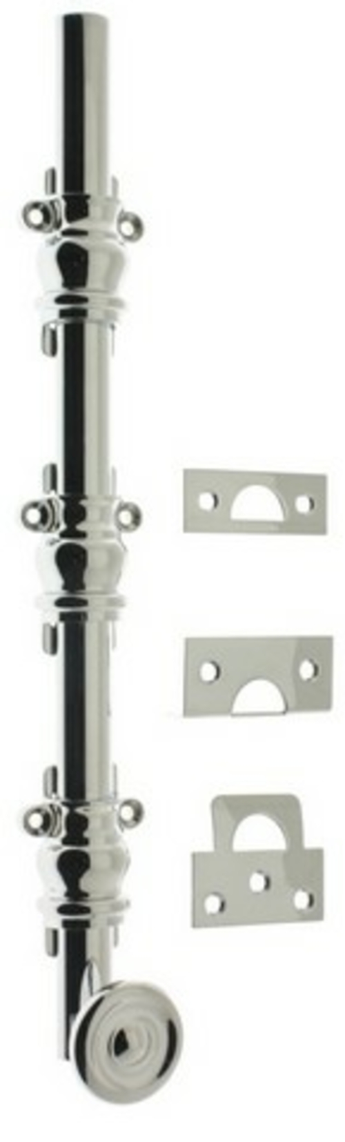 Idh by St. Simons 11212-026 Solid Brass Ornamental Bolt, Polished