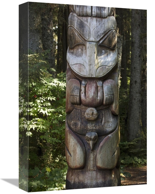 Global Gallery GCS-395428-1218-142 12 x 18 in. Tlingit Totem Pole,