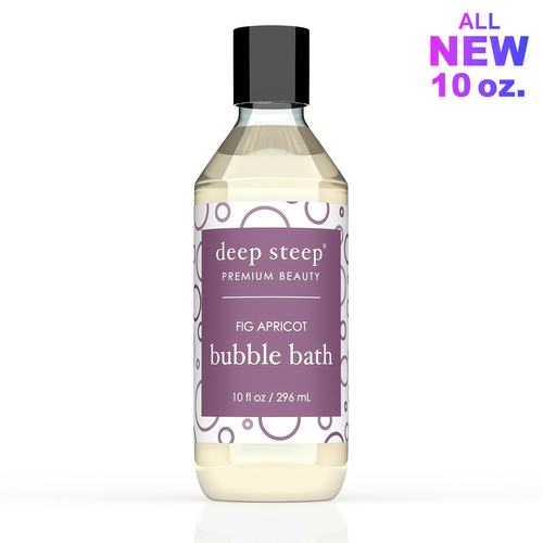 10oz Bubble Bath- Fig Apricot- Deep Steep