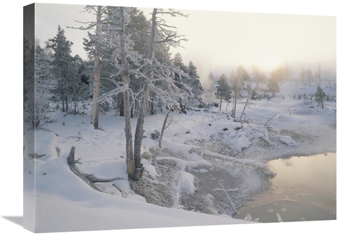 Global Gallery GCS-396648-1824-142 18 x 24 in. Upper Geyser Basin in W