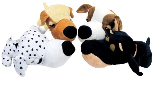 Fatheadz 088335D 7 in. Fathedz Plush Mini Dog Toy - pack of 12