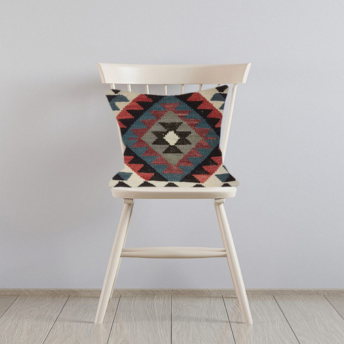 Kilim Handwoven Schist Cushion Cover