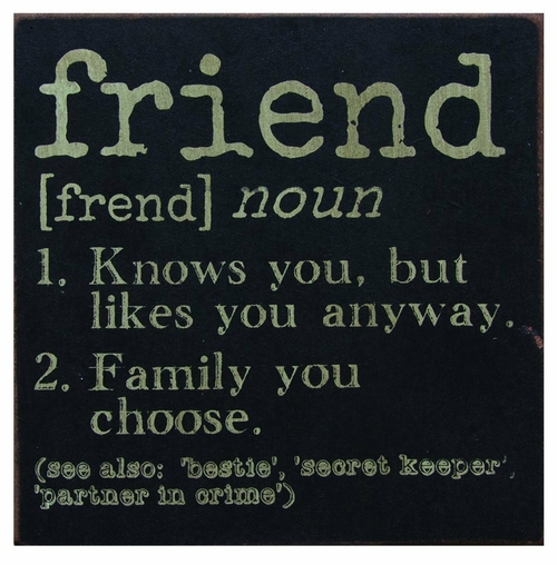 Hearthside Collection 16904X 6 x 6 in. Fiend Definition Wooden Sign