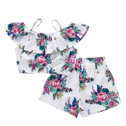 2019 New Toddler Girl Cute Clothes Set Summer