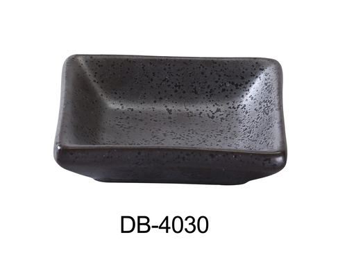 Yanco DB-4030 Diamond Black Collection 3" X 2.25" Rectangular Sauce