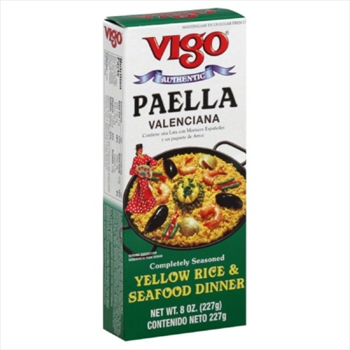 VIGO RICE MIX PAELLA YLLW SEAF-8 OZ -Pack of 12