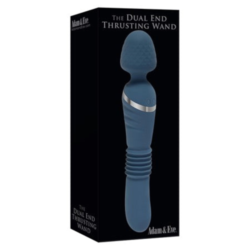 Adam & Eve Dual End Thrusting Wand Rechargeable Silicone Dual-Ended