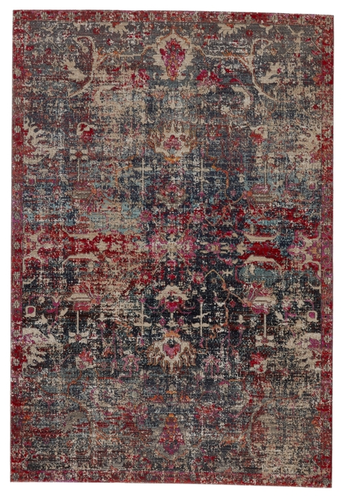 Jaipur Living RUG149100 Fayette Indoor & Outdoor Oriental Dark Blue & 