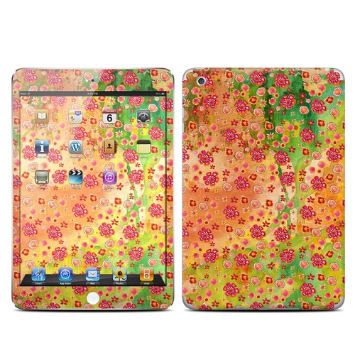 DecalGirl AIPM-GARDENFLWRS Apple iPad Mini Skin - Garden Flowers