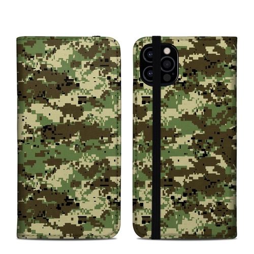 DecalGirl A12PFC-DIGIWCAMO Apple iPhone 12 Pro Folio Case - Digital Wo