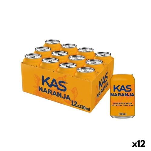 Refreshing Drink Kas 33 cl Orange (Pack 12 uds)