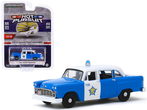 1961 Checker Marathon Blue and White \City of Chicago Police