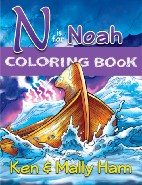 New Leaf Publishing Group 178079 N Is for Noah Coloring Book