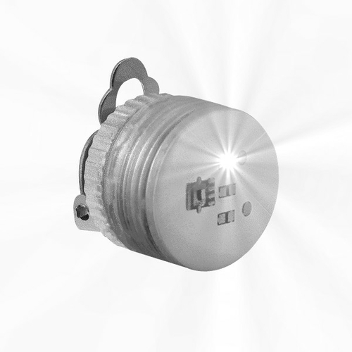 Blinkee 1945000 White Clip-On Earring Clasp Flashing Body Light Lapel 