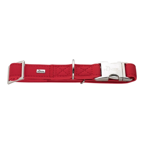 Dog collar Hunter Softie Alu-Strong Red (30-45 cm)