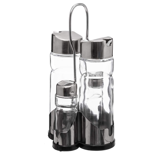 Salt Shaker with Lid Secret de Gourmet Multicolour Transparent Glass