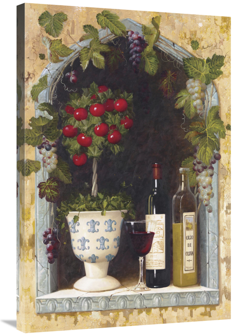 24 x 36 in. Olive Oil & Wine Arch II Art Print - Welby