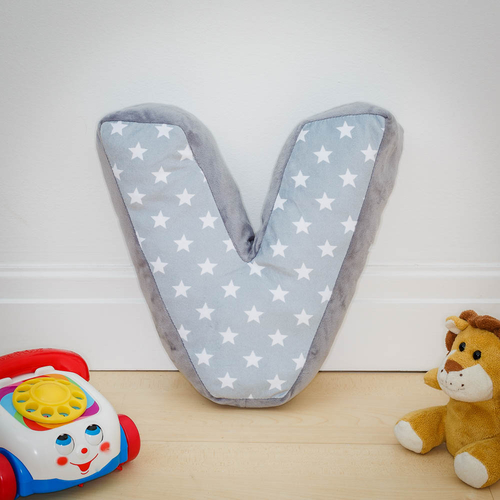 Alphabet Letter Cushion V - Home and Living Décor 