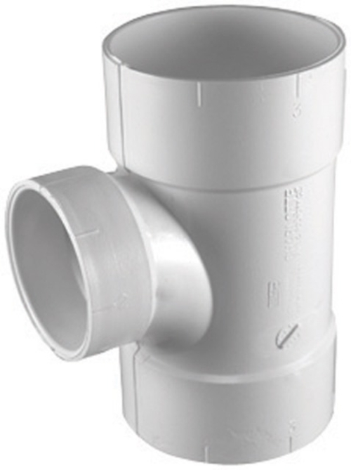 Charlotte Pipe & Foundry PVC014010600HA PVC-Dwv Sanitary Tee  3 x 