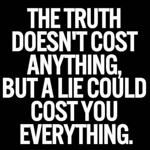 3 Inch Cloth Patch The Truth Doesn闁 Cost Anything Slogan