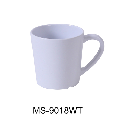 Yanco MS-9018WT Mile Stone Coffee/Tea Mug/Cup